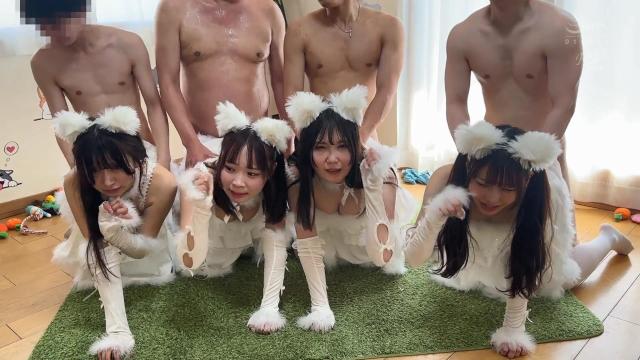 [RKI-727] Super Samoero Cafe!! A Wild Orgy Special with Samoedo-chan Who Loves Cock Jerky!