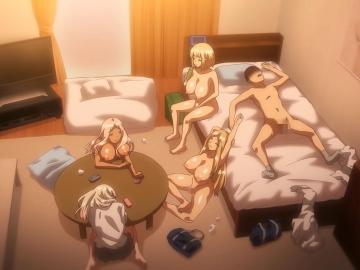 Oshikake! Bakunyuu Gyaru Harem Seikatsu Episode 1_17